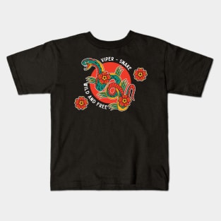 Snake Flower Kids T-Shirt